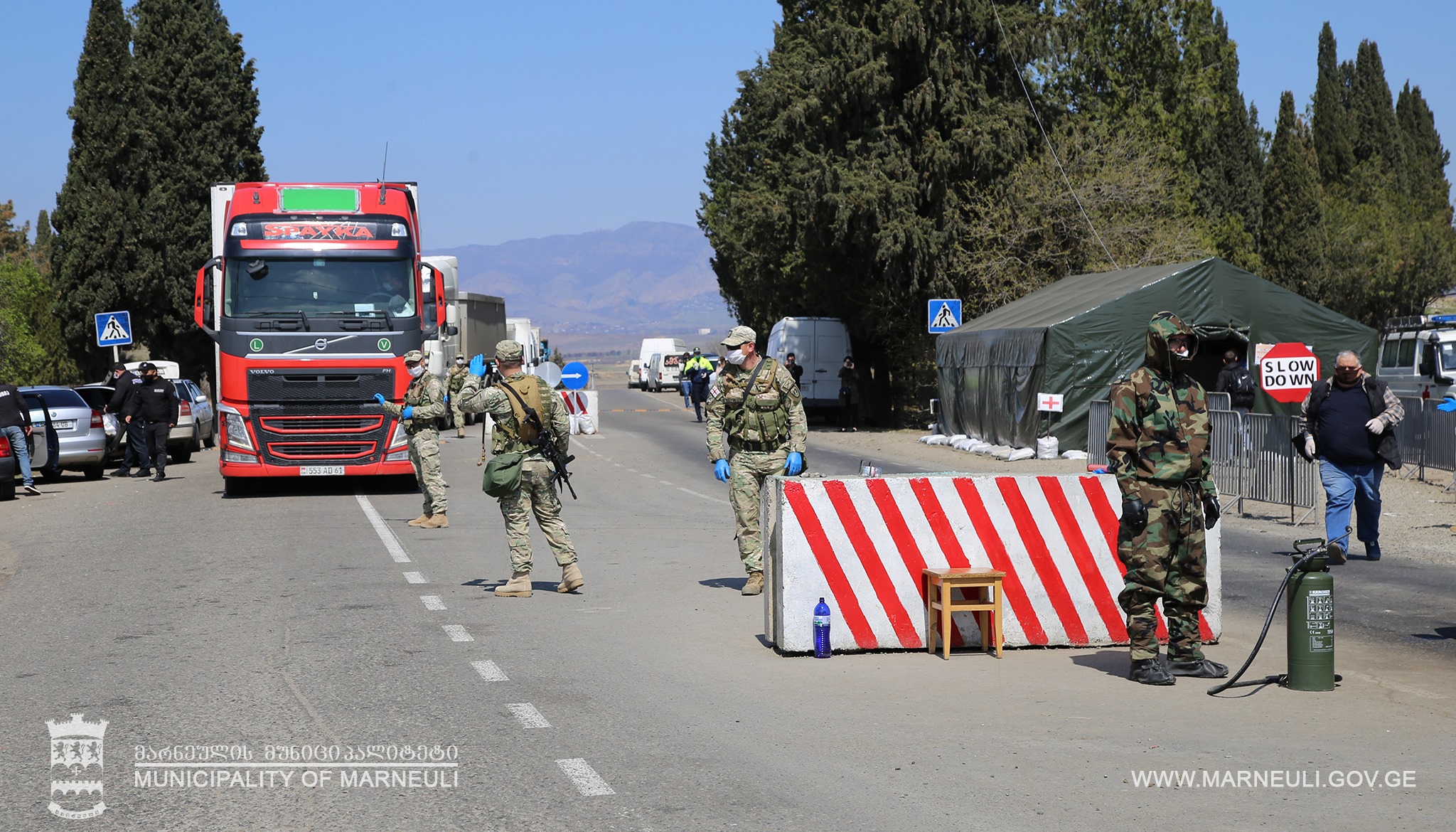 მარნეული-მკაცრი საკარანტინე ზონა და პანდემიის მართვის ღონისძიებები